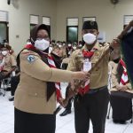 WAKIL BUPATI GRESIK AMINATUN HABIBAH BUKA KURSUS MAHIR DASAR (KMD) PEMBINA PRAMUKA.