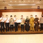 WASPADAI DAMPAK LA NINA, FORKOPIMDA KABUPATEN GRESIK BERSAMA BMKG JAWA TIMUR GELAR RAPAT KOORDINASI.