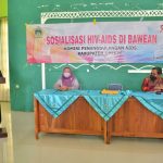 TIBA DI BAWEAN, WABUP BUKA SOSIALISASI TENTANG BAHAYA HIV-AIDS BERSAMA KOMISI PENANGGULANGAN AIDS DAERAH KABUPATEN GRESIK.