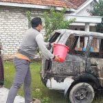 Naas! Mobil Seorang Ustad di Sampang Ludes Terbakar