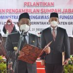 Kabupaten Gresik Lantik 378 Orang Untuk Jabatan Administrator, Pengawas, dan Fungsional Di Lingkungan Pemerintah Kabupaten Gresik.