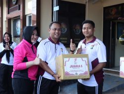 Meriahkan HUT Kemerdekaan RI Ke-77, Polres Sampang Gelar Lomba Agustusan