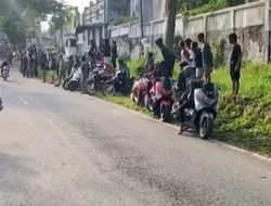 Balap Liar Gondang-Pacet Dibubarkan Polisi, Ratusan Orang Kocar-kacir