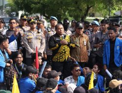 Kapolres Probolinggo Sampaikan Terima Kasih Kepada Mahasiswa, Aksi Damai PMII Berjalan Tertib dan Aman