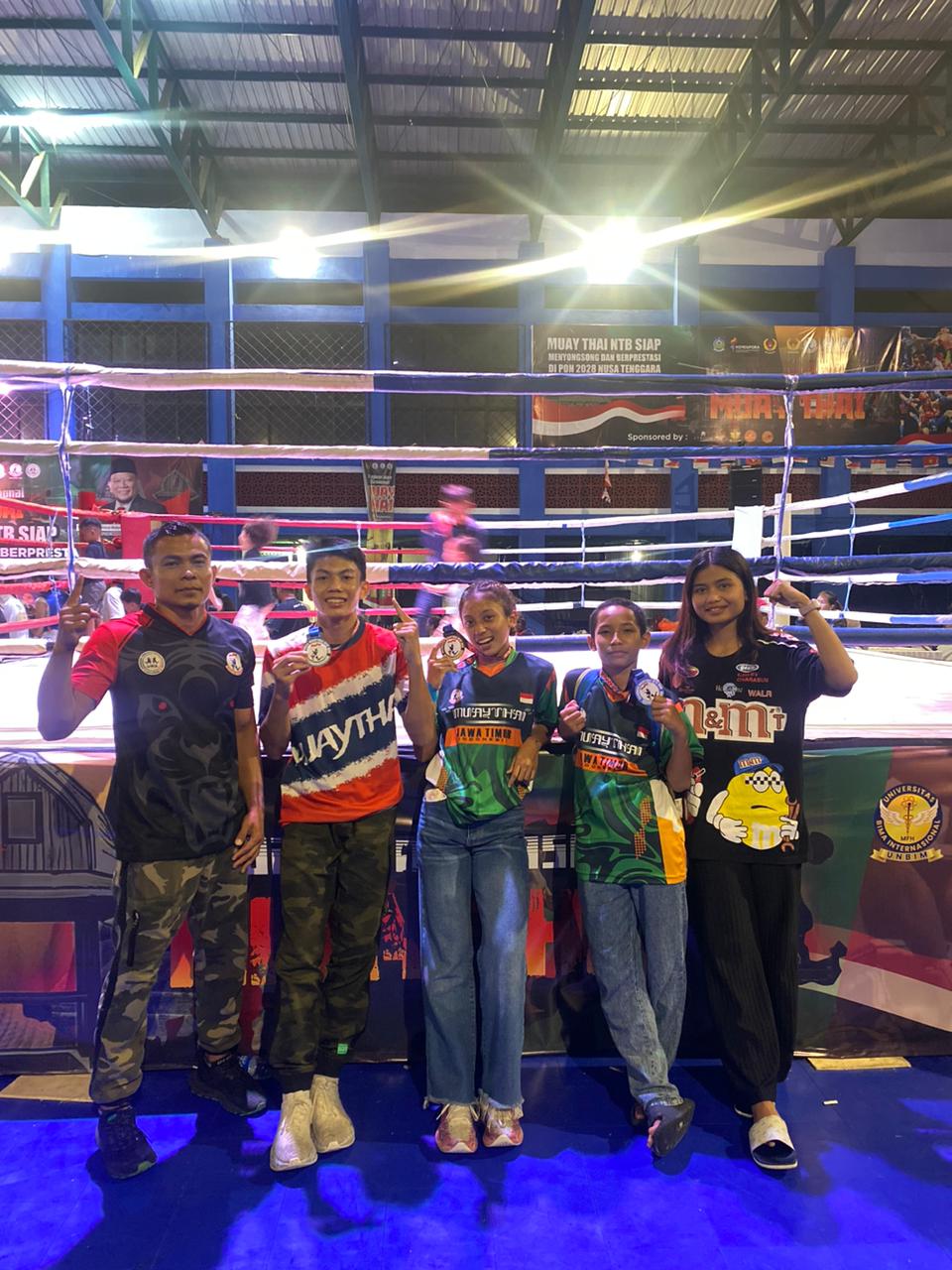 Tiga atlet muda andalan, Muhammad Aqil Ubaydillah, Fausta Latifa El Fatihah, dan Dzakiy El Adly Fauzan, sukses mengharumkan nama Jawa Timur